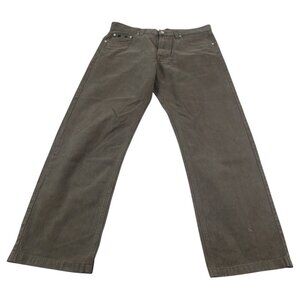 HUGO BOSS Alabama Jeans Mens 34x32 Gray Denim Casual Mid-Rise Straight Leg 39526